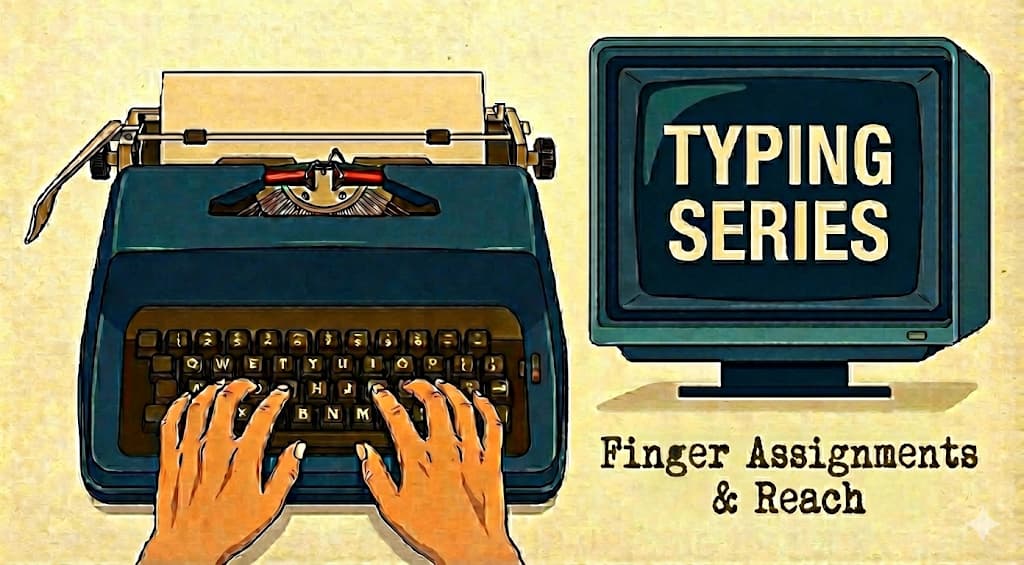 10-Finger Typing Series: Finger Assignments & Reach (Part 2)